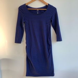 H&M Mama Maternity Pyjama Dress Black/Blue